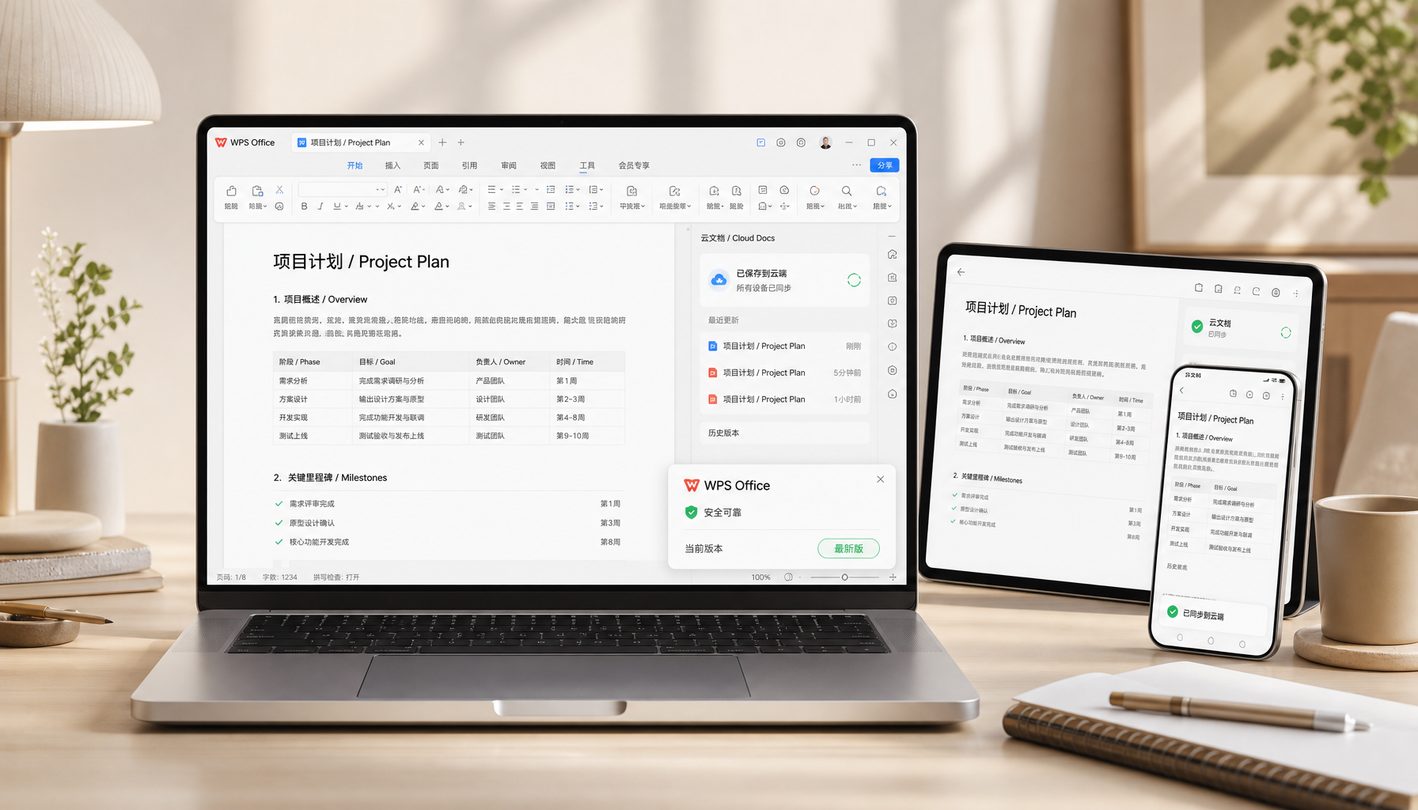 WPS Office 全平台下载矩阵